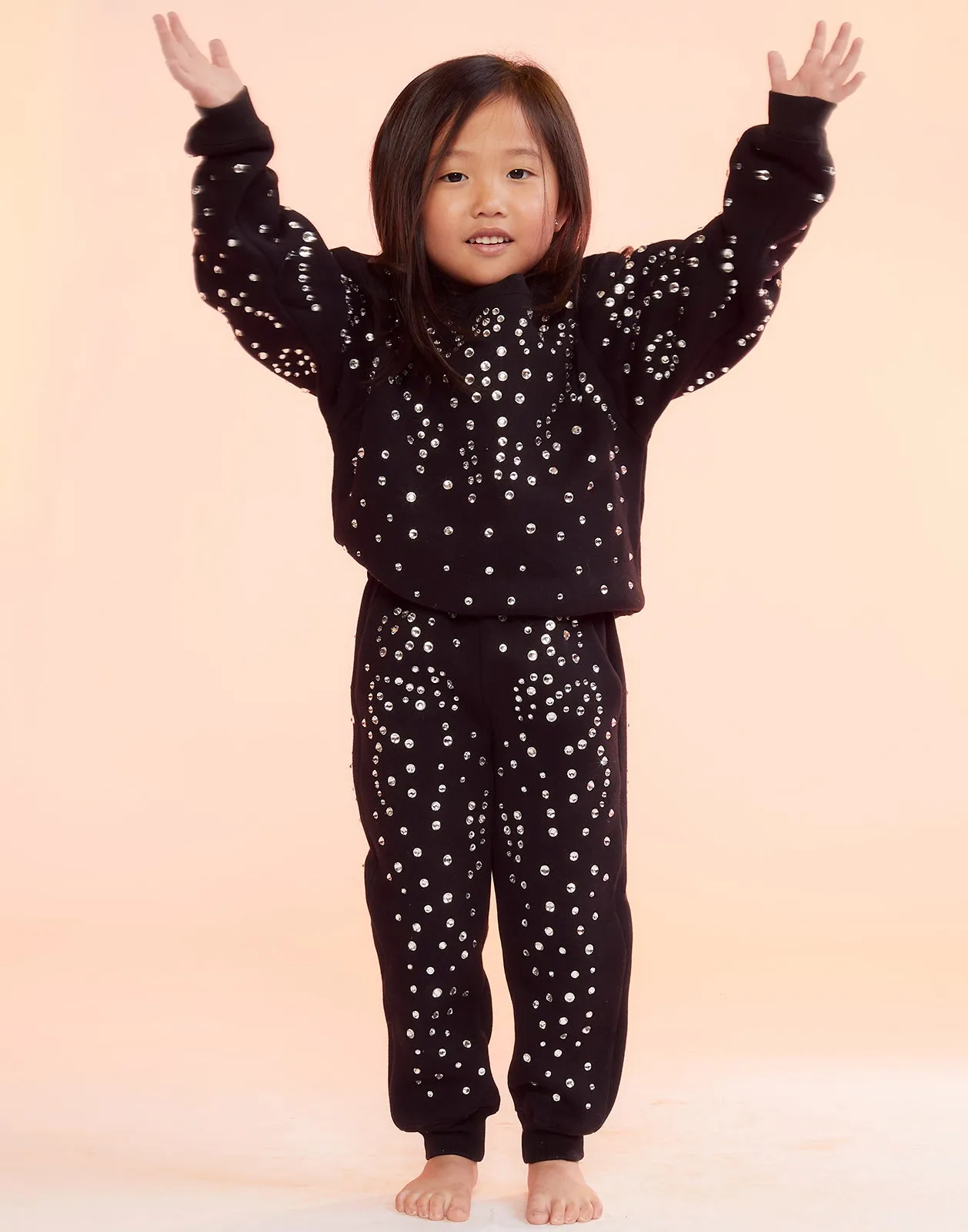 Kids Rhinestone Jogger