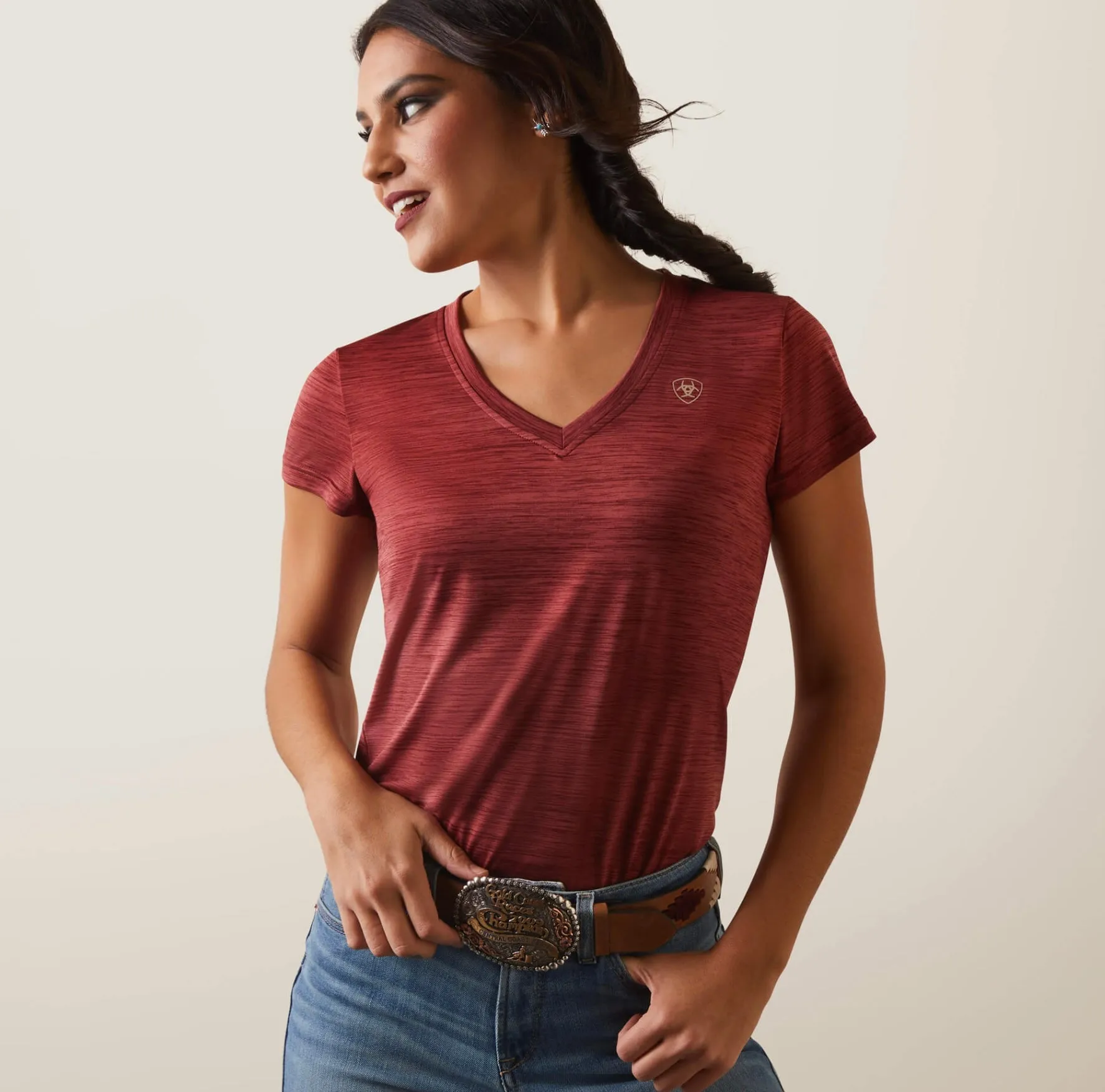 Laguna Patriot T-Shirt-POMEGRANATE