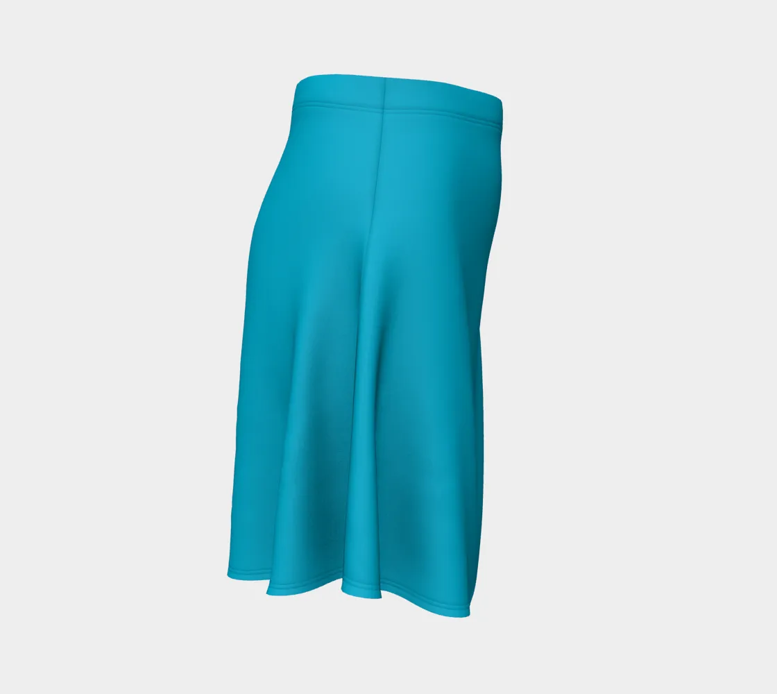 Light Blue Flare Skirt