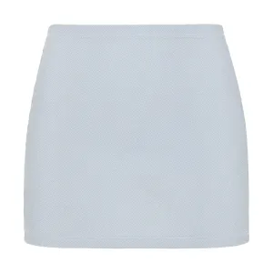 Light Denim Micro Skirt