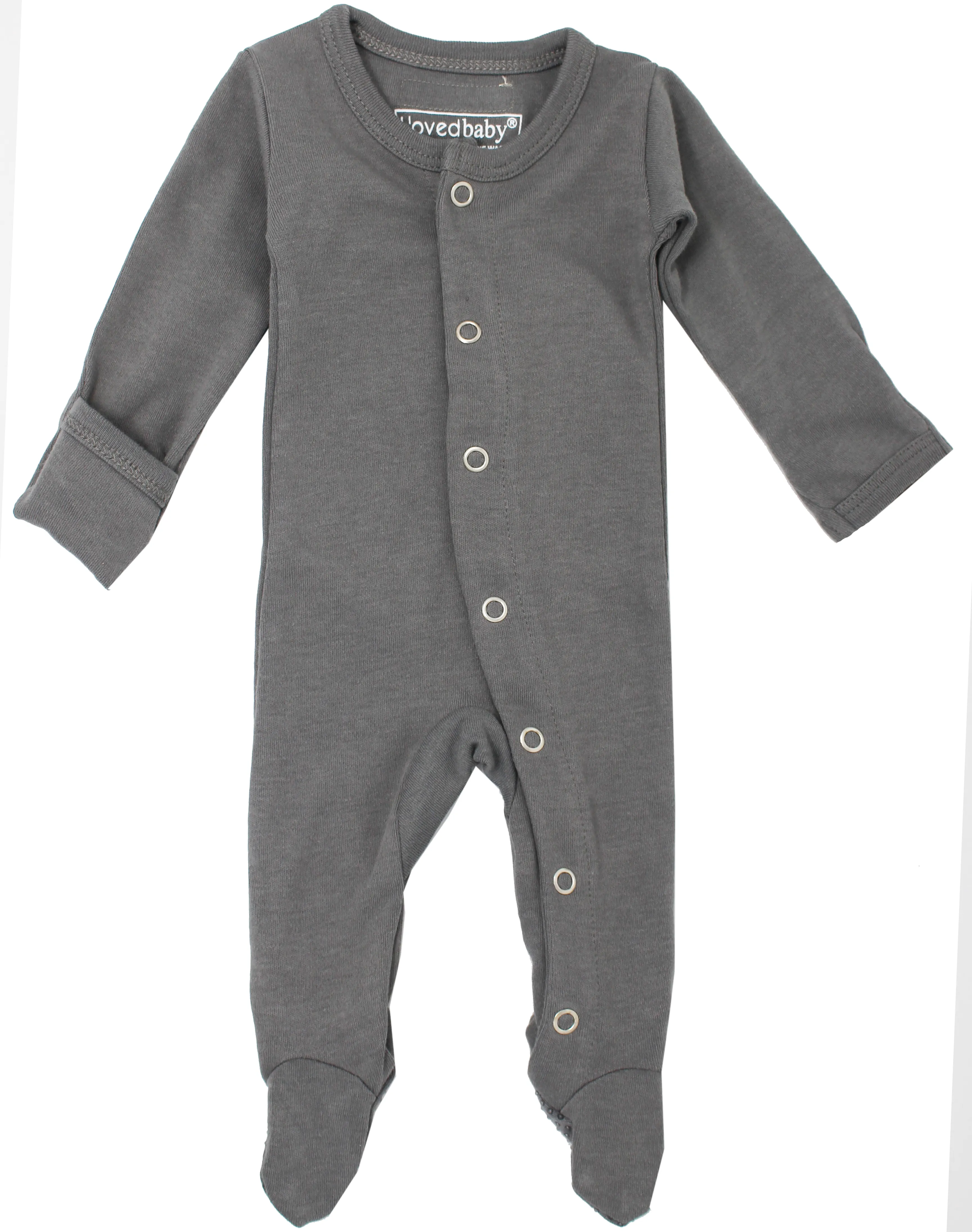 L'ovedbaby Gray Footed Overall