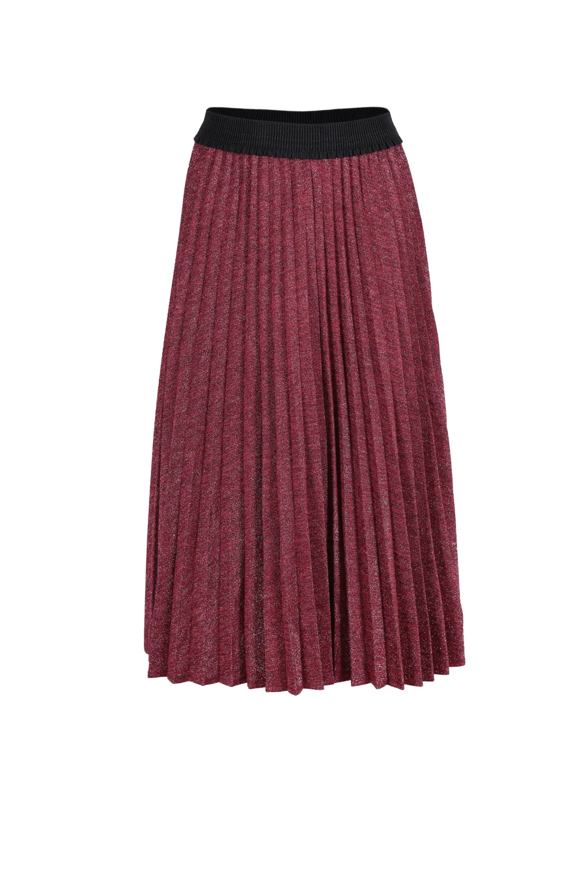 Lucy Lurex Pleated Skirt Pink