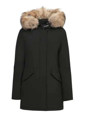 Luxury Arctic Black Parka