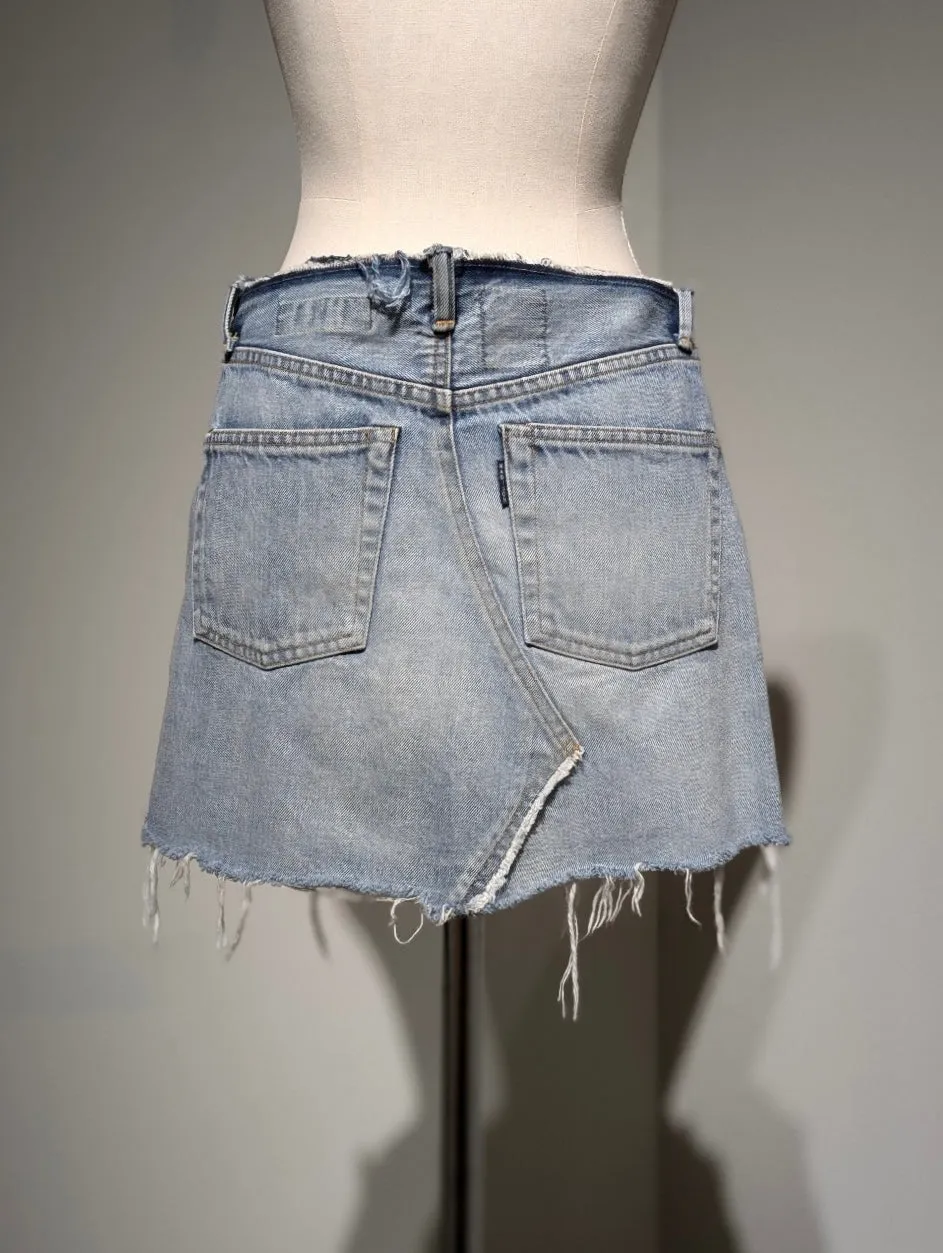 MADISONBLUE  5POKET DENIM MINI SKIRT(VW)