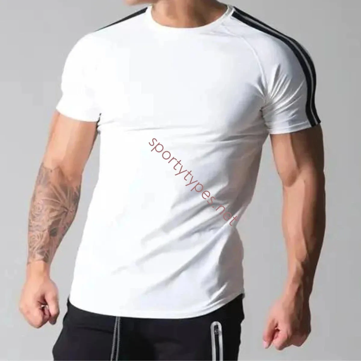 Men's Bodybuilding Cotton T-shirt