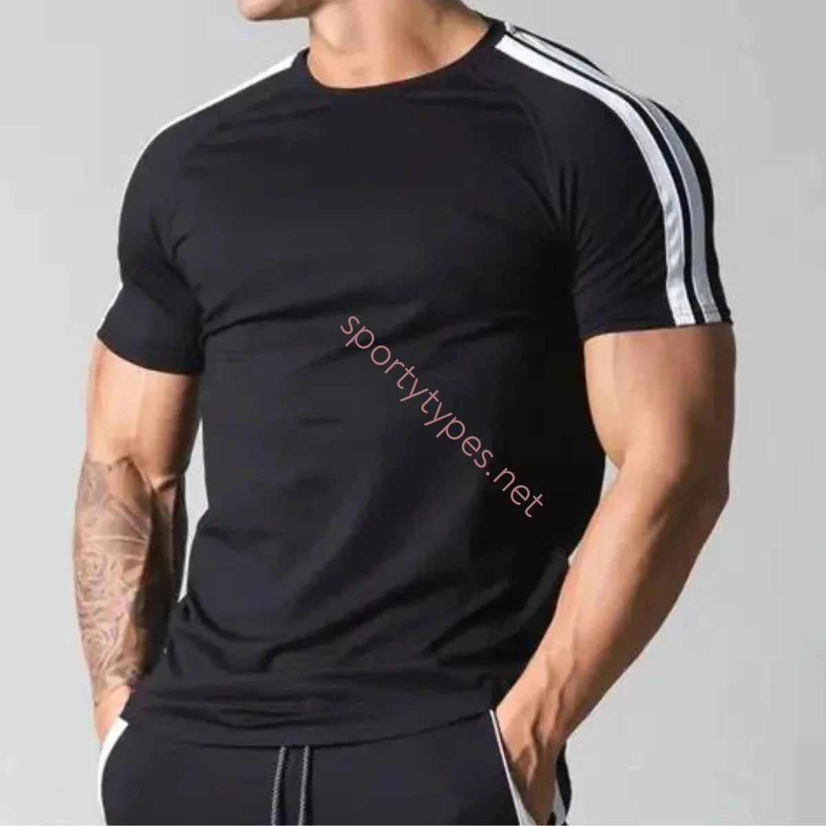 Men's Bodybuilding Cotton T-shirt