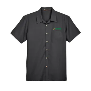 Men's Harriton Barbados Textured Camp Shirt