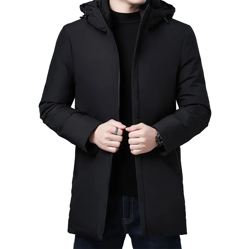 Men's Warm Parka Hooded Jacket