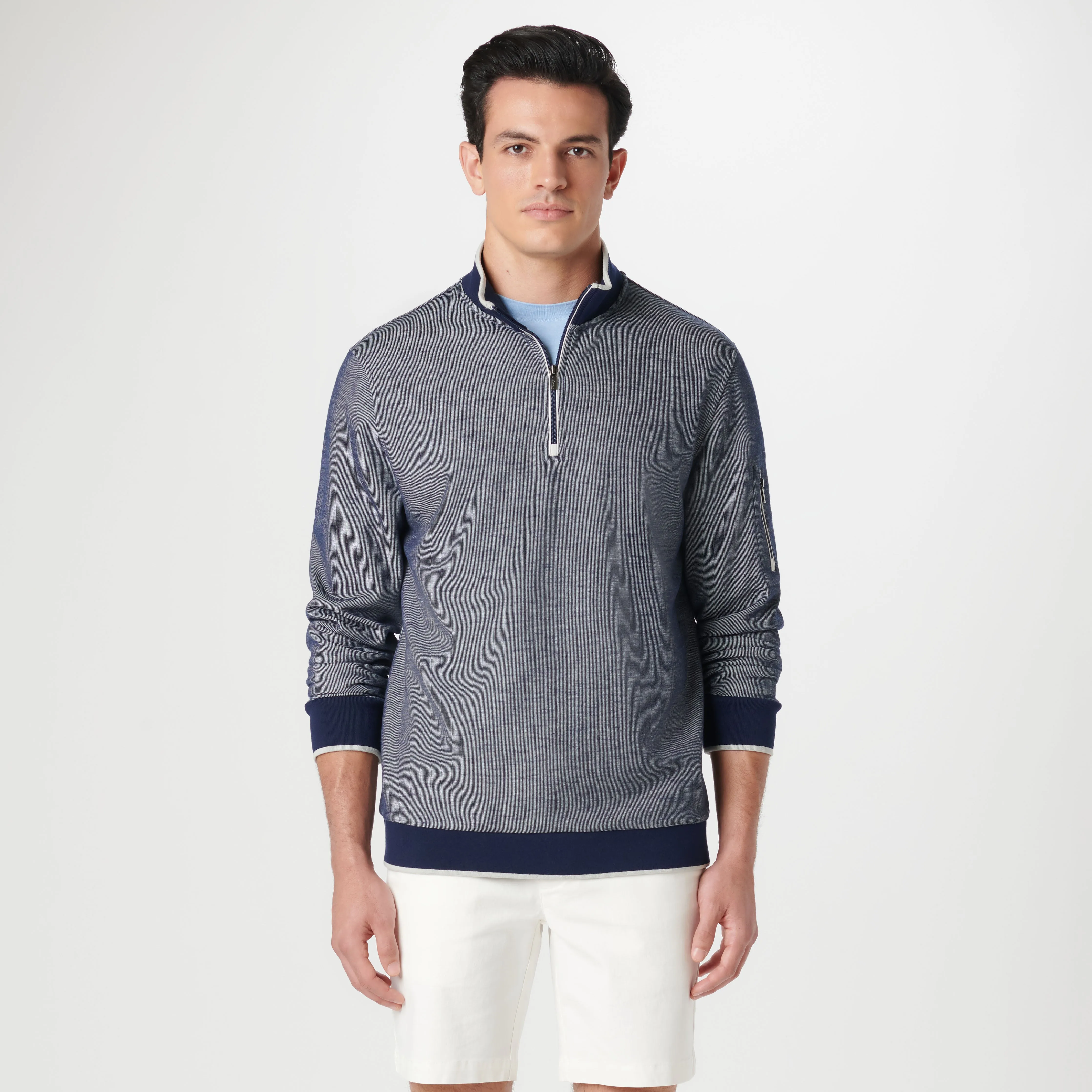 Mini Cable Quarter Zip Pullover