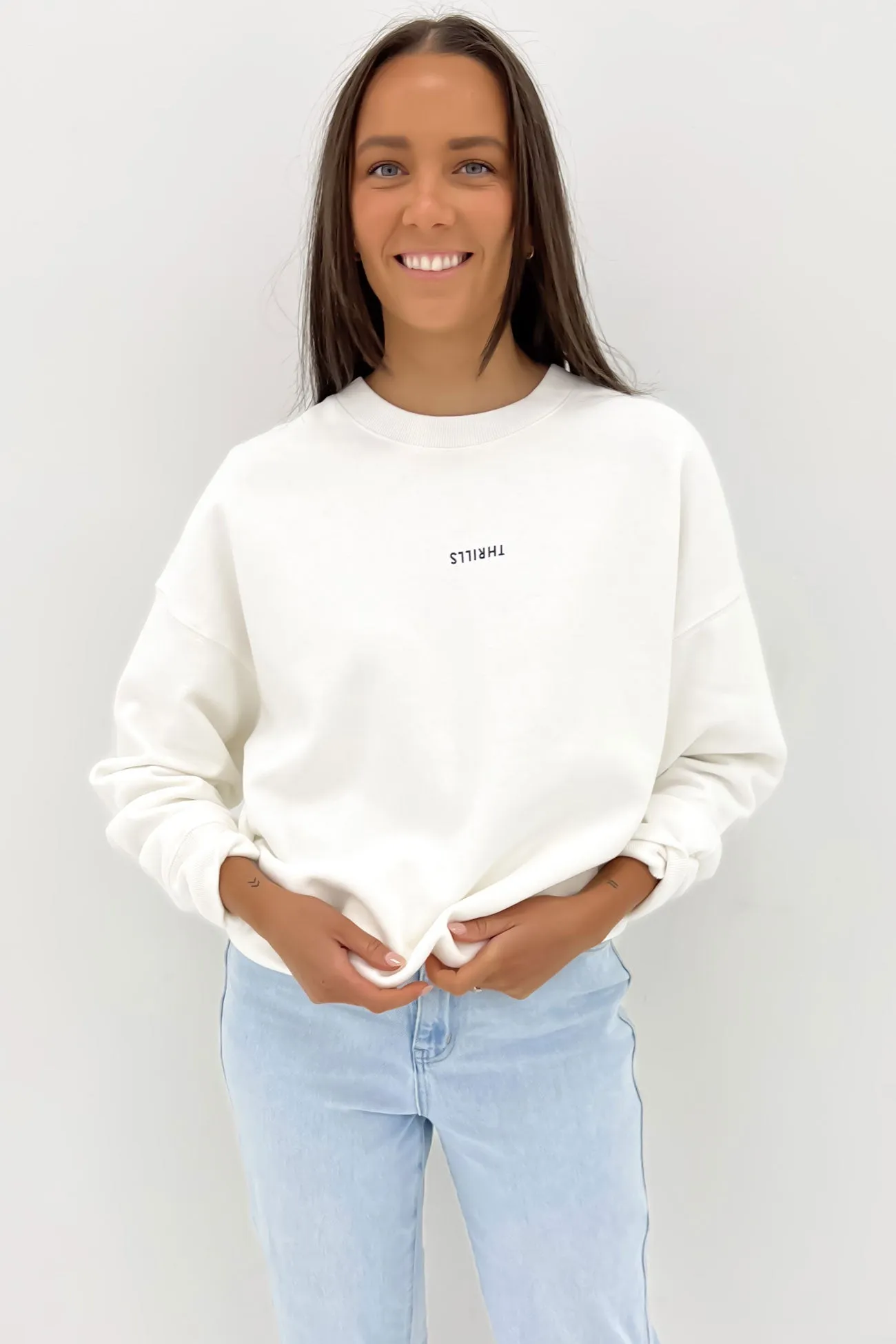 Minimal Thrills Slouch Crew Tofu