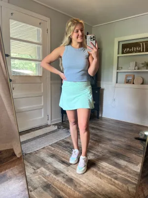 MINT TENNIS SKIRT