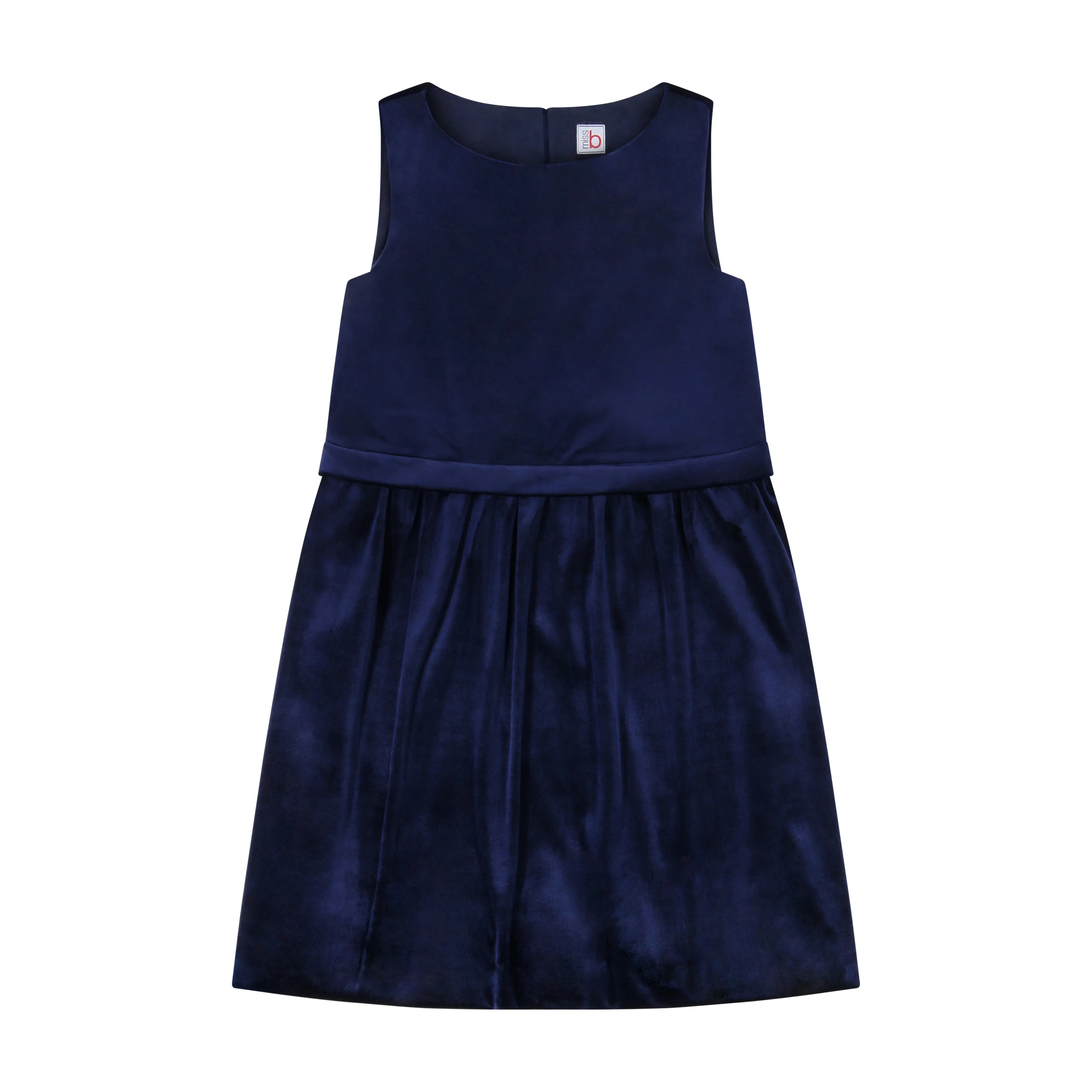 Miss Sally Tween Soiree Dress Navy Velvet