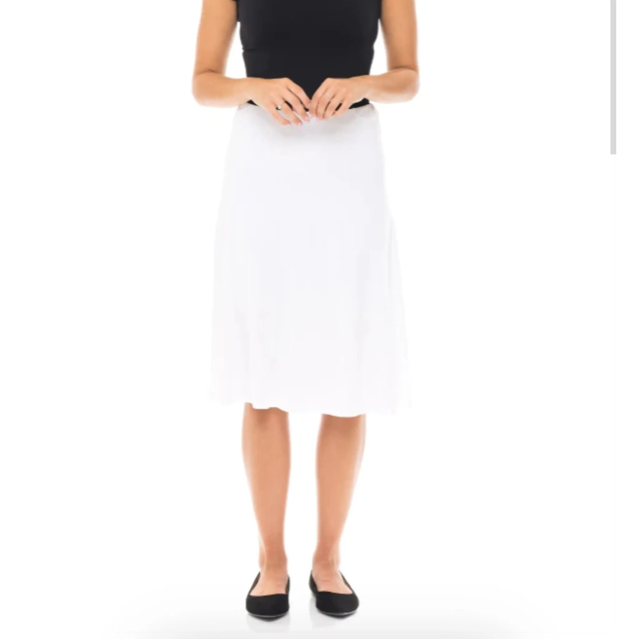 Modal Skye Skirt by Maya's: White