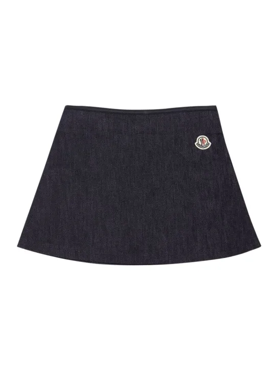 Moncler   Cotton denim mini skirt 