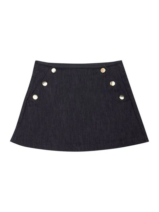 Moncler   Cotton denim mini skirt 