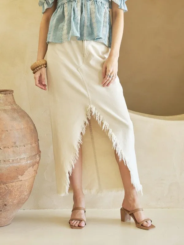 NEW!! Revolution Frayed Denim Skirt