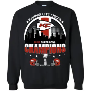 Nfl – Kansas City Chiefs 2019 Super Bowl Champions Football Crewneck Pullover Sweatshirt