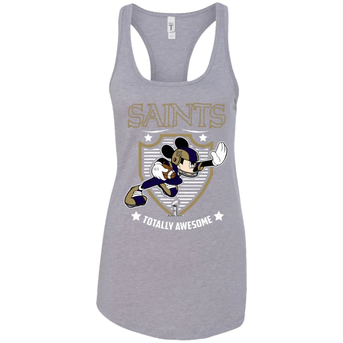 Nfl – New Orleans Saints Totally Awesome Mickey Mouse Super Bowl 2019 Football Women Tank Top