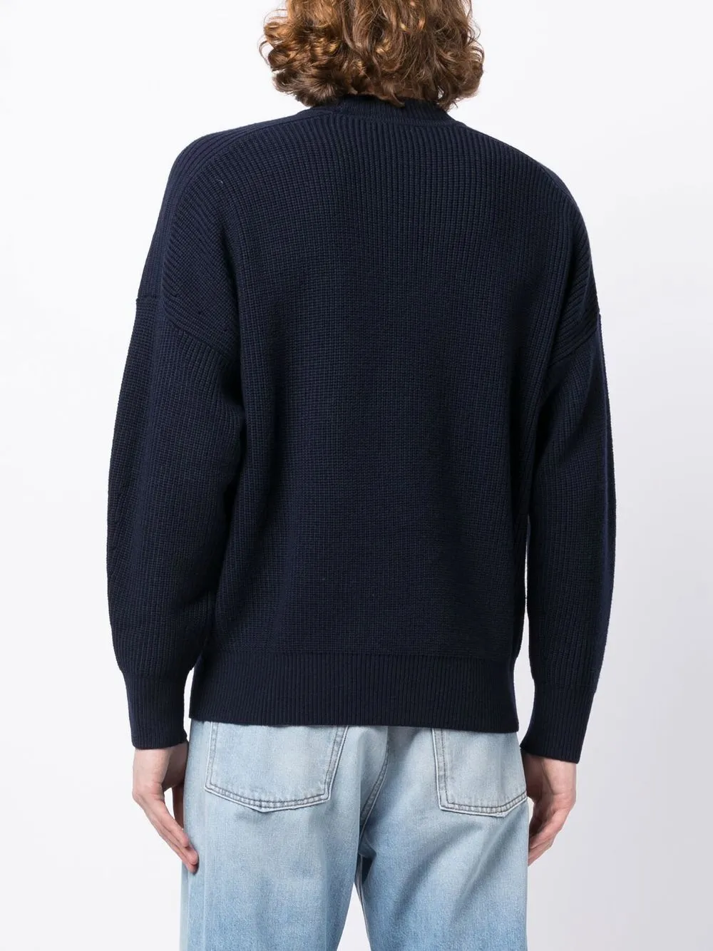 Panelled Wool Jumper