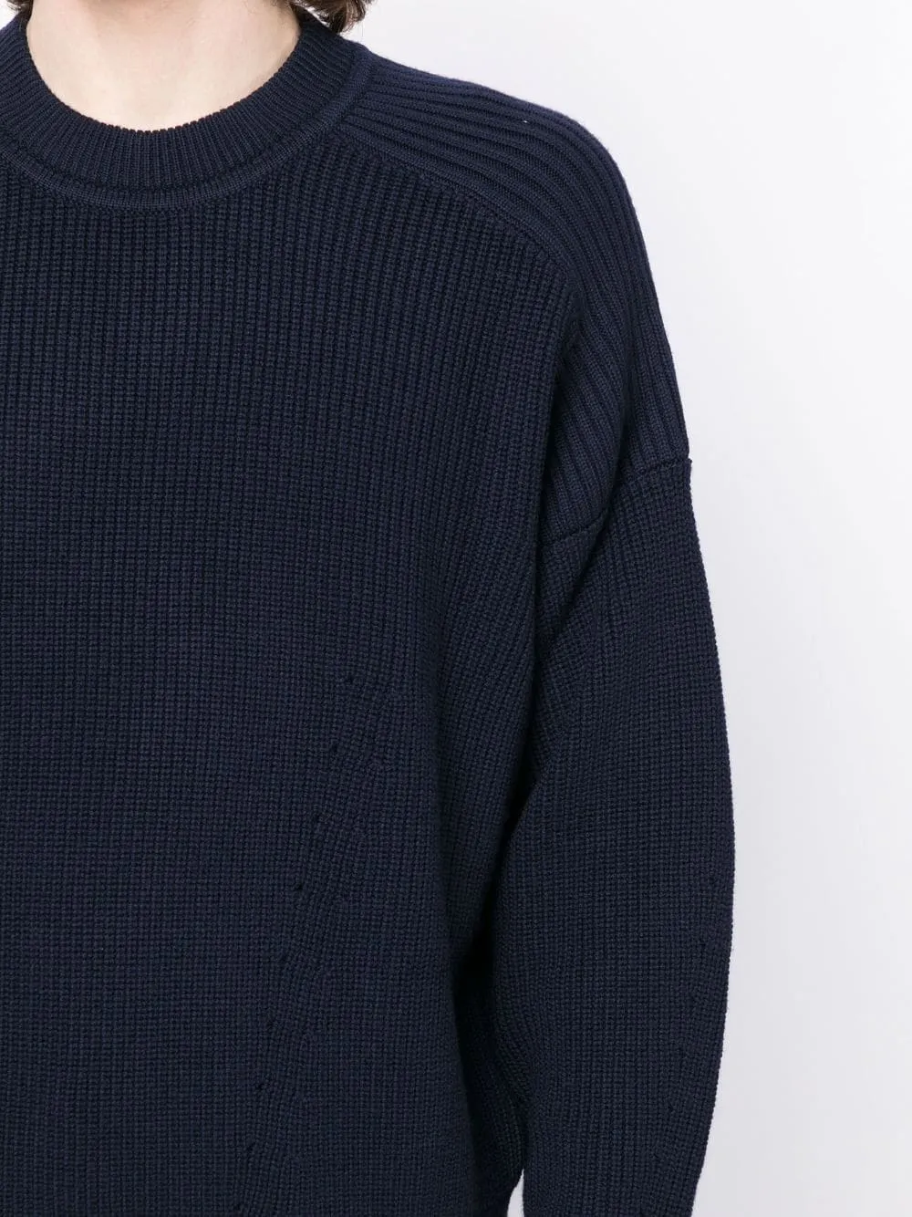 Panelled Wool Jumper