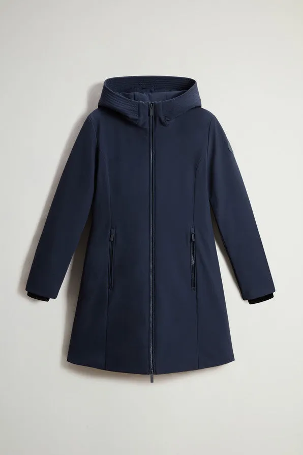 Parka Anti Vento con Cappuccio Firth Blu