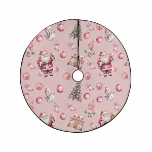 Pink Christmas 50  Christmas Tree Skirt