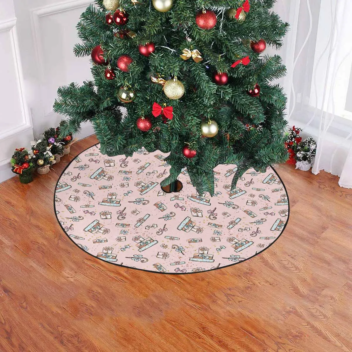 Pink Christmas  Christmas Tree Skirt