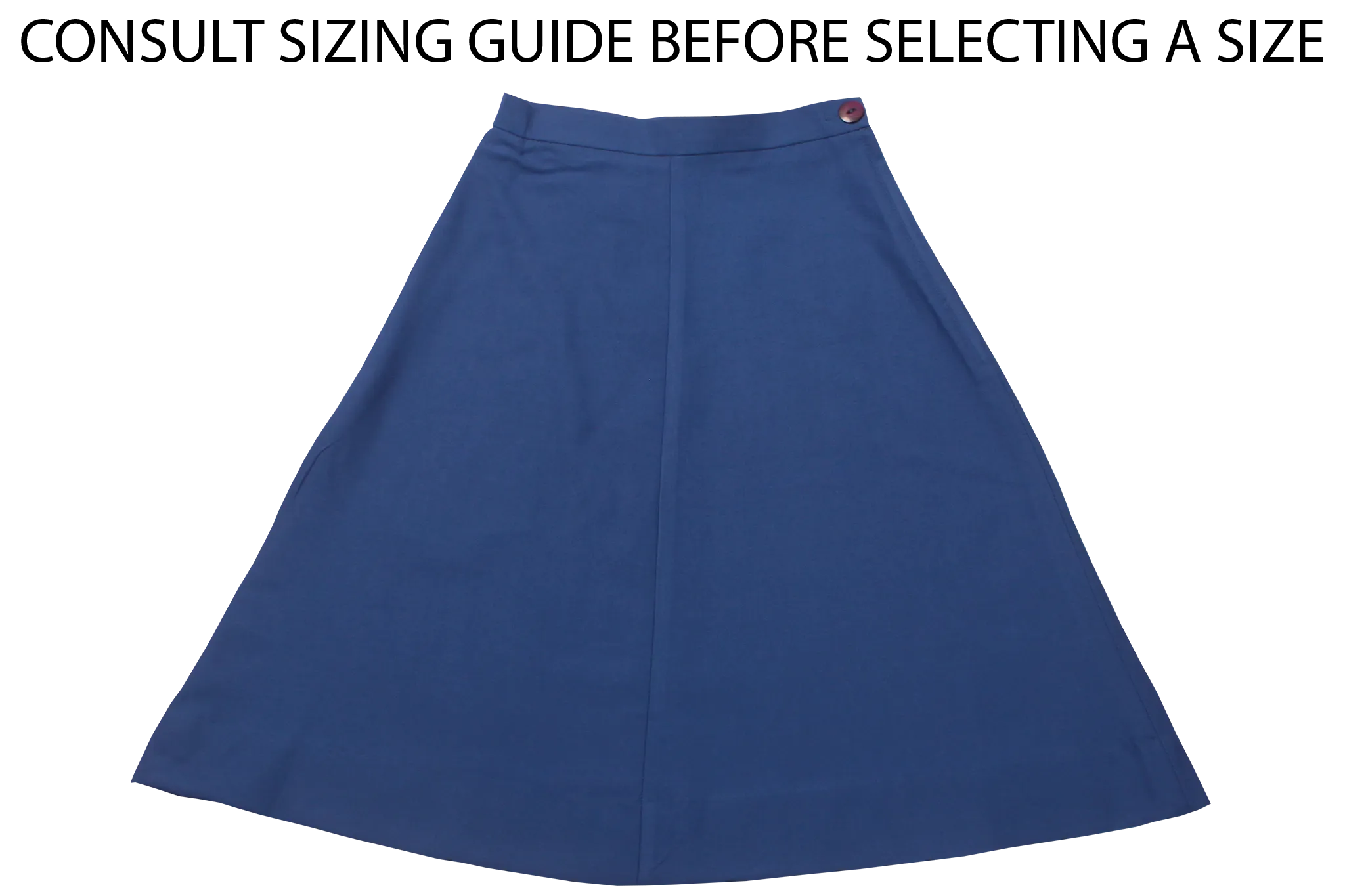 Plain Skirt - Royal