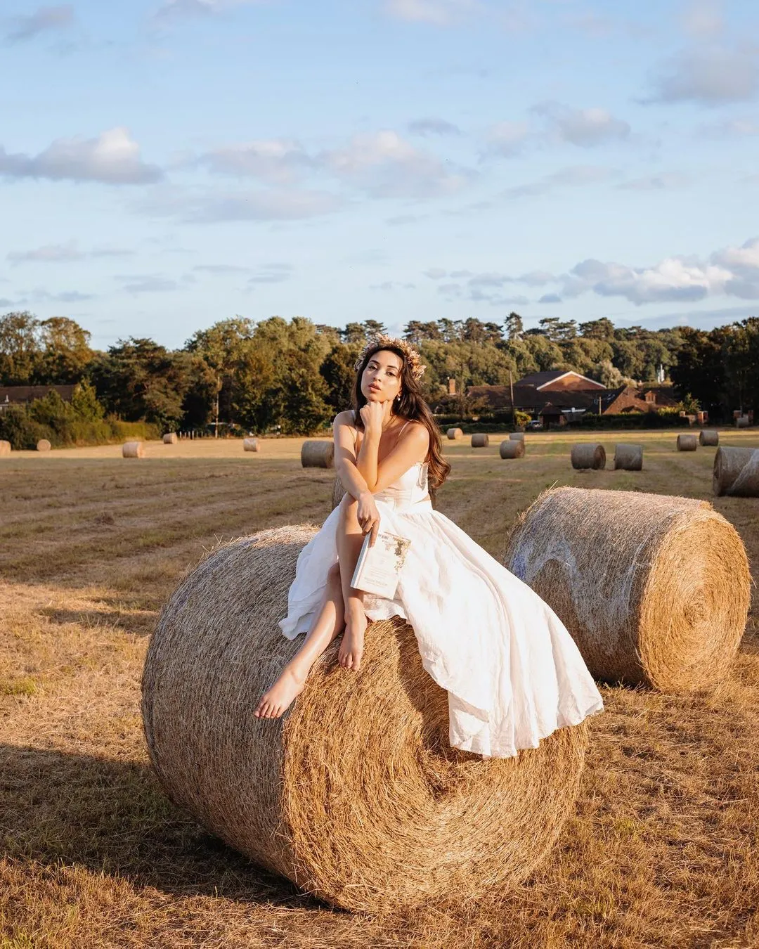 Poppy 23  | Ivory linen fairy skirt