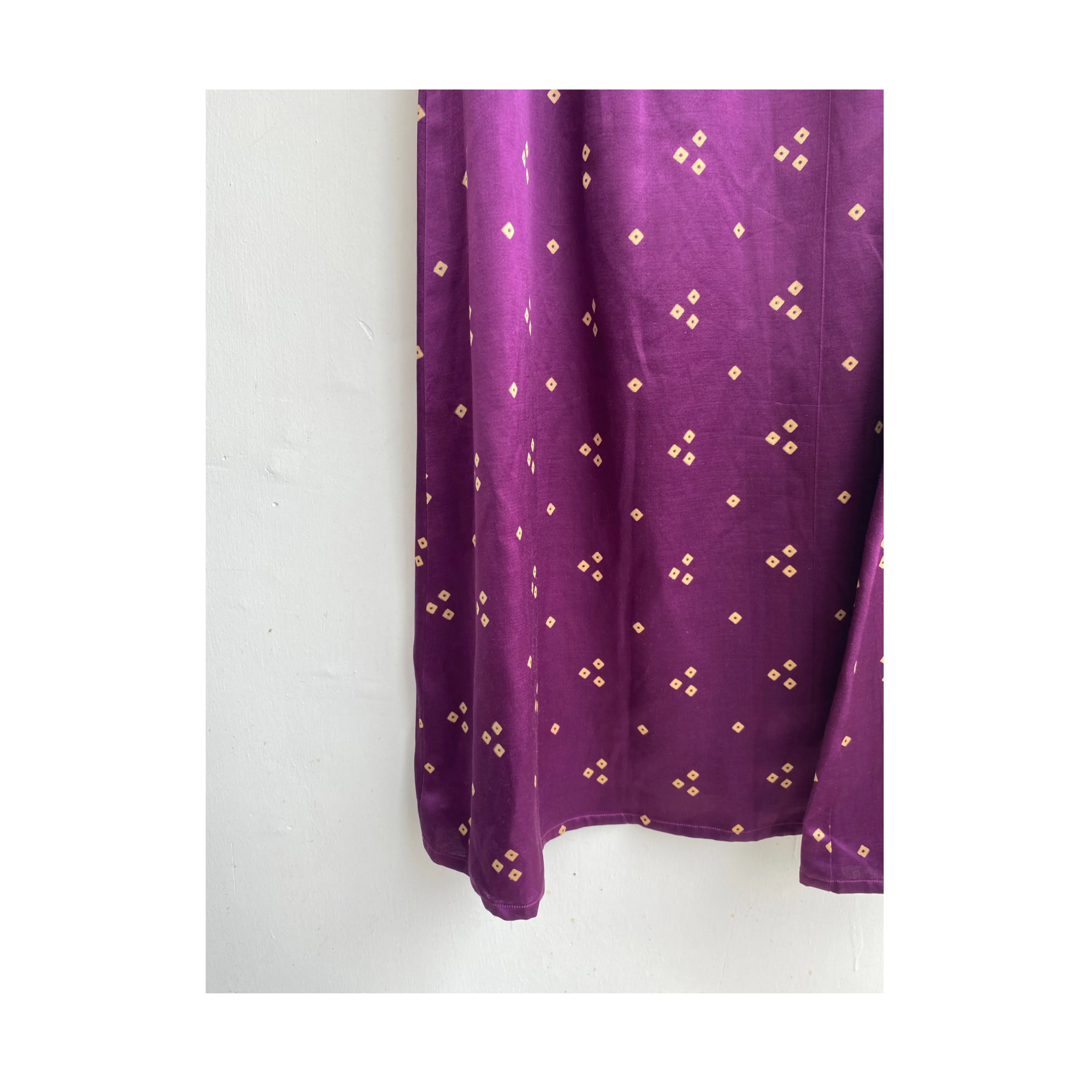 Purple bandhani skirt