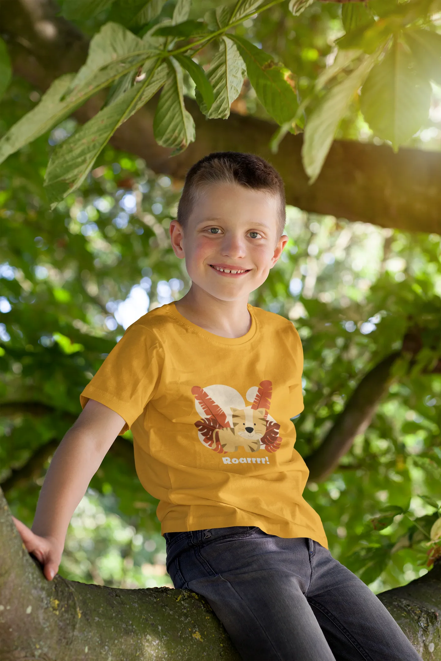 " LITTLE  TIGER " KIDS HALF-SLEEVE T-SHIRT