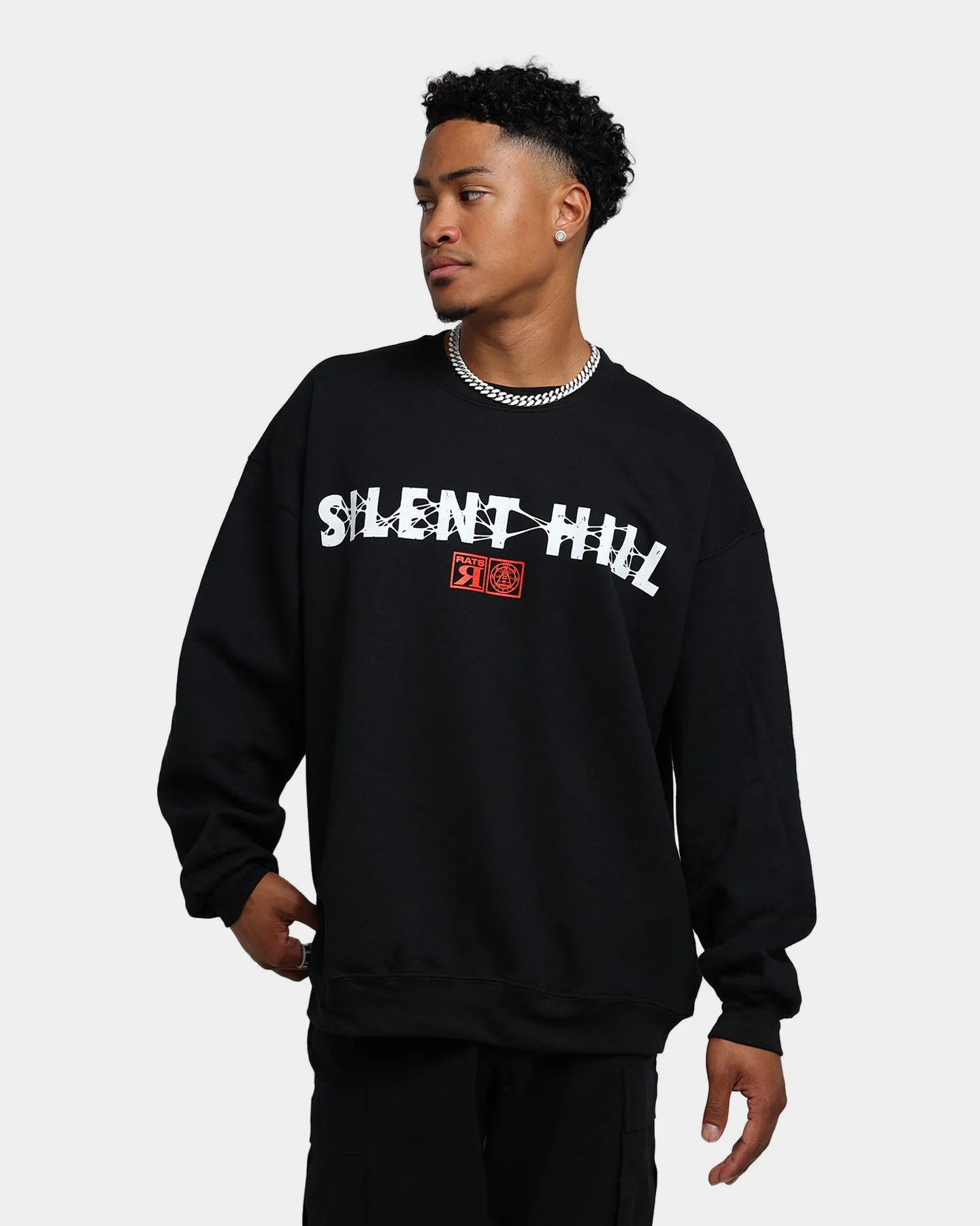 Rats Get Fat X Silent Hill Halo Of The Sun Crewneck Black