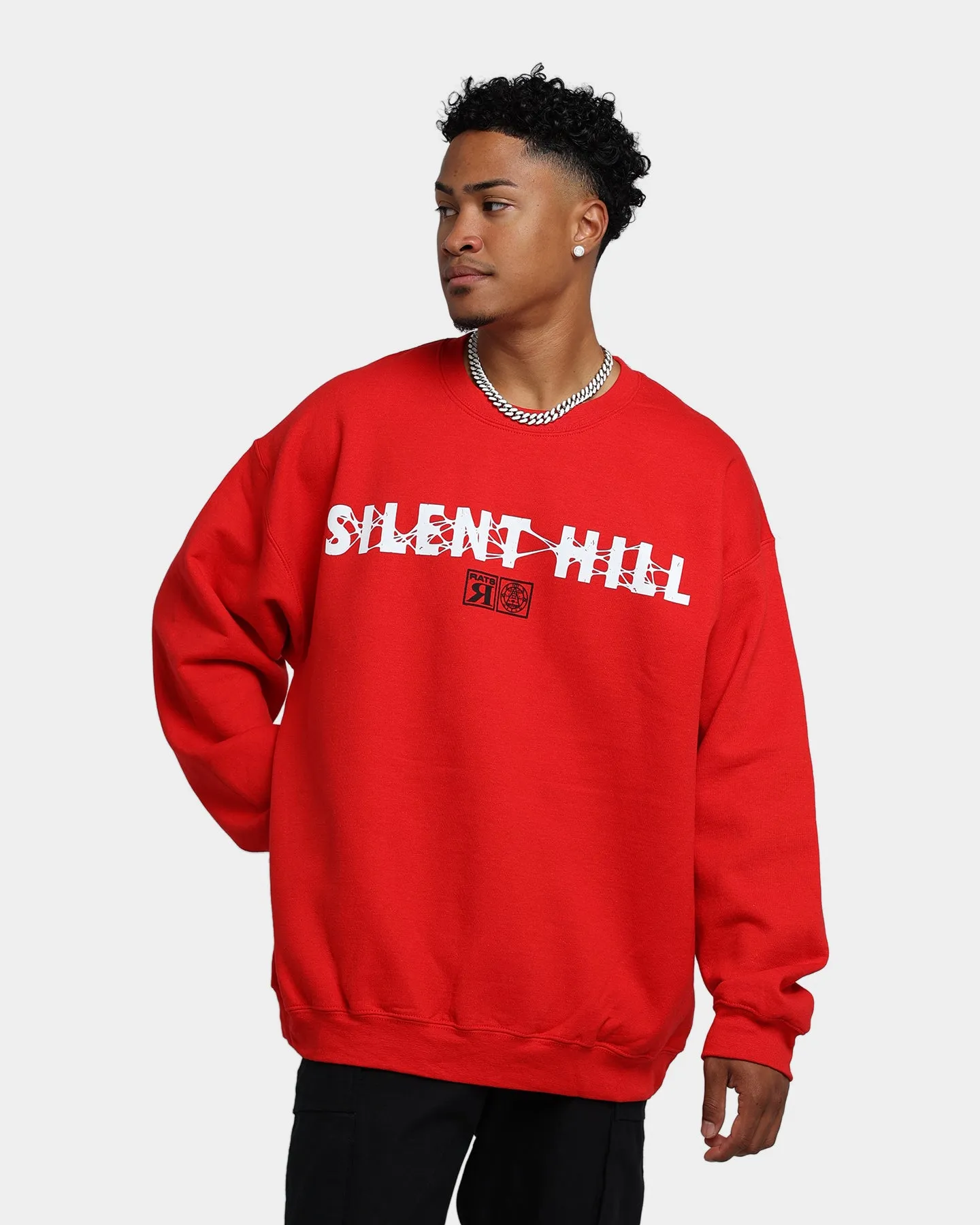 Rats Get Fat X Silent Hill Halo Of The Sun Crewneck Red