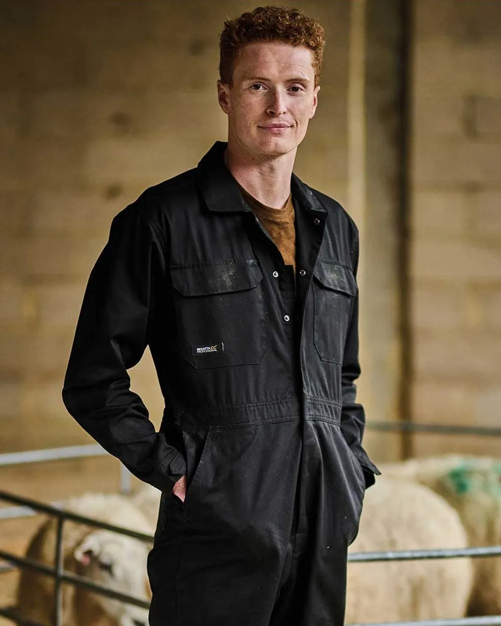 Regatta Pro Stud Fasten Coverall