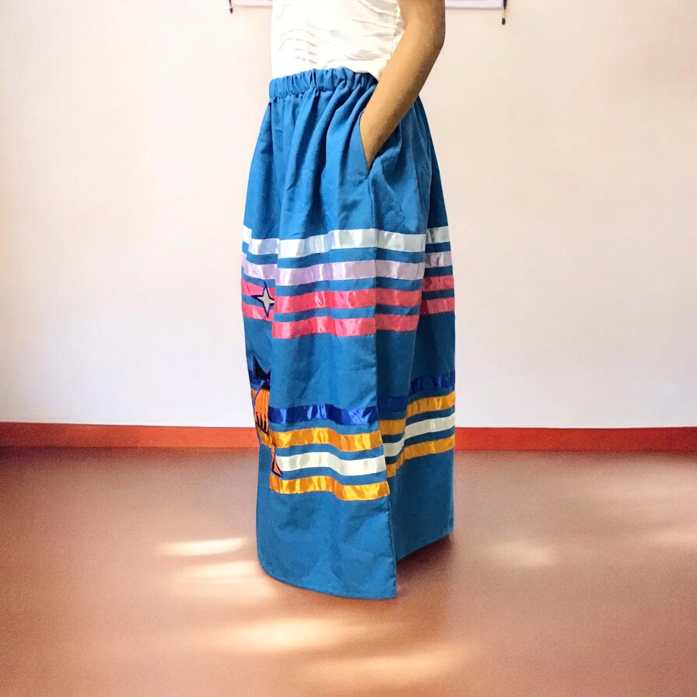 Ribbon Skirt with Teepee