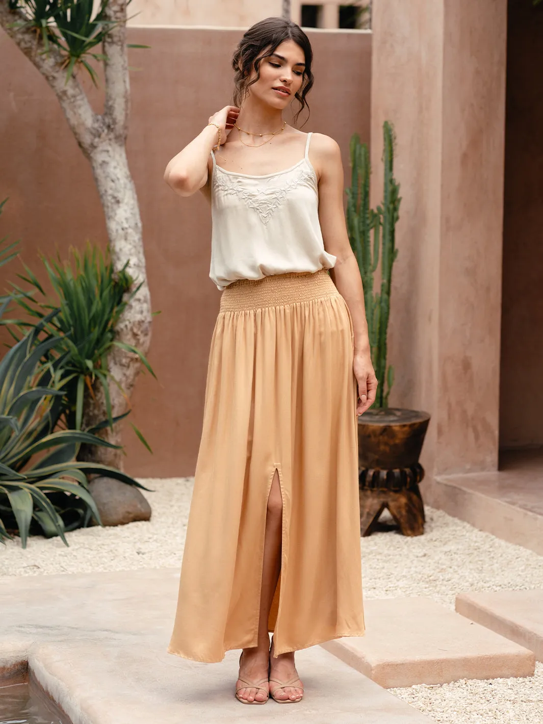 Samara Ecovero™ Skirt Camel