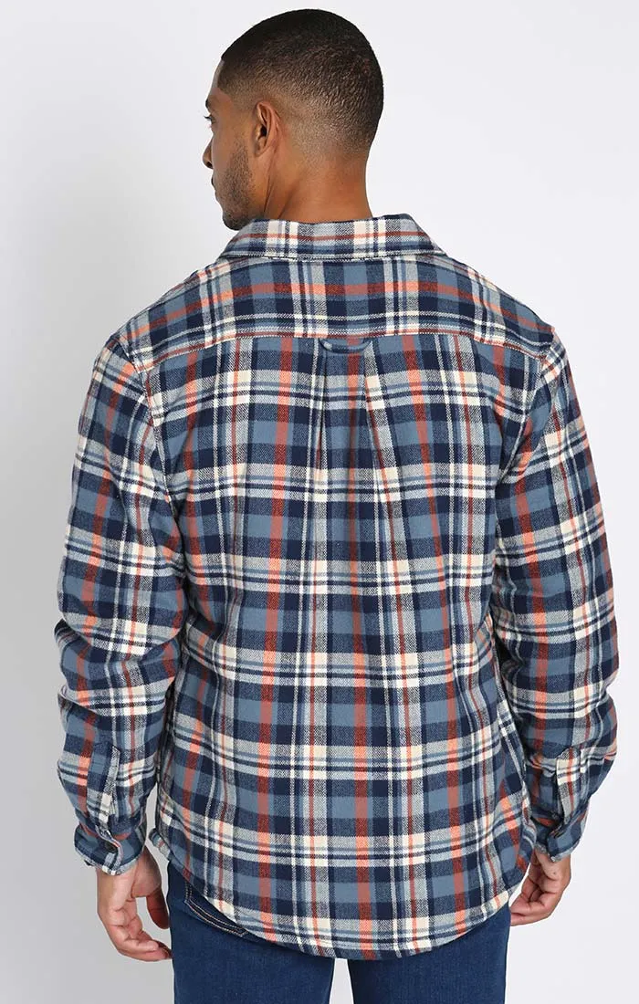 Sherpa Lined Brushed Flannel