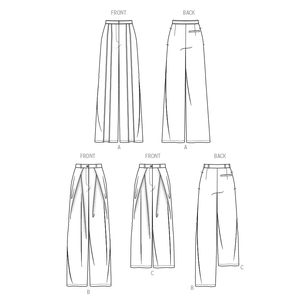 Simplicity Sewing Pattern S9753 MISSES' PANTS