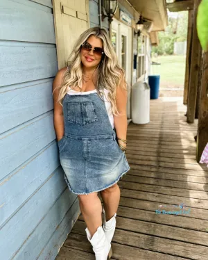 Sonny Denim Overall Dress