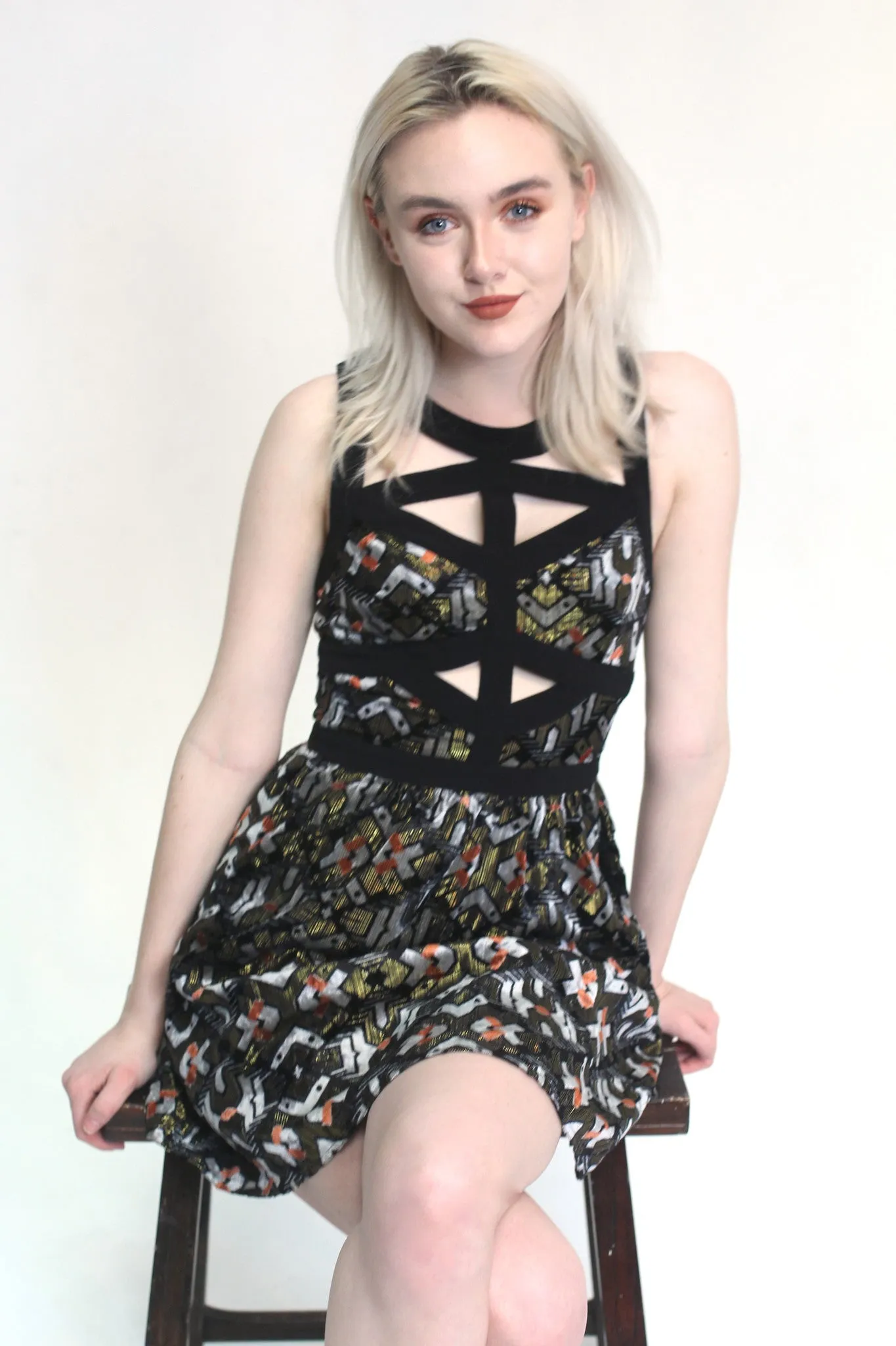 Stained Glass Velvet Dress