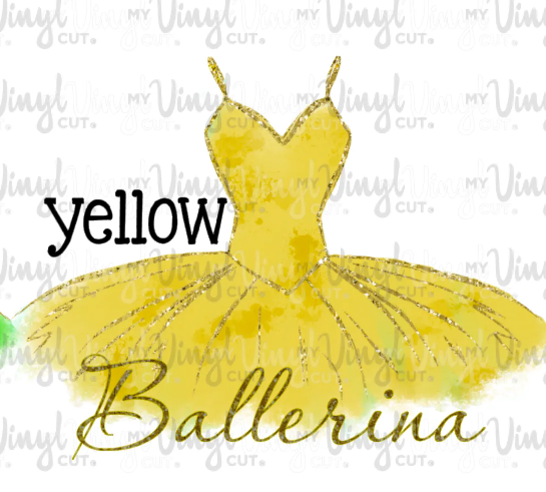 Sublimation Transfer Ballerina Tutu Choose your color