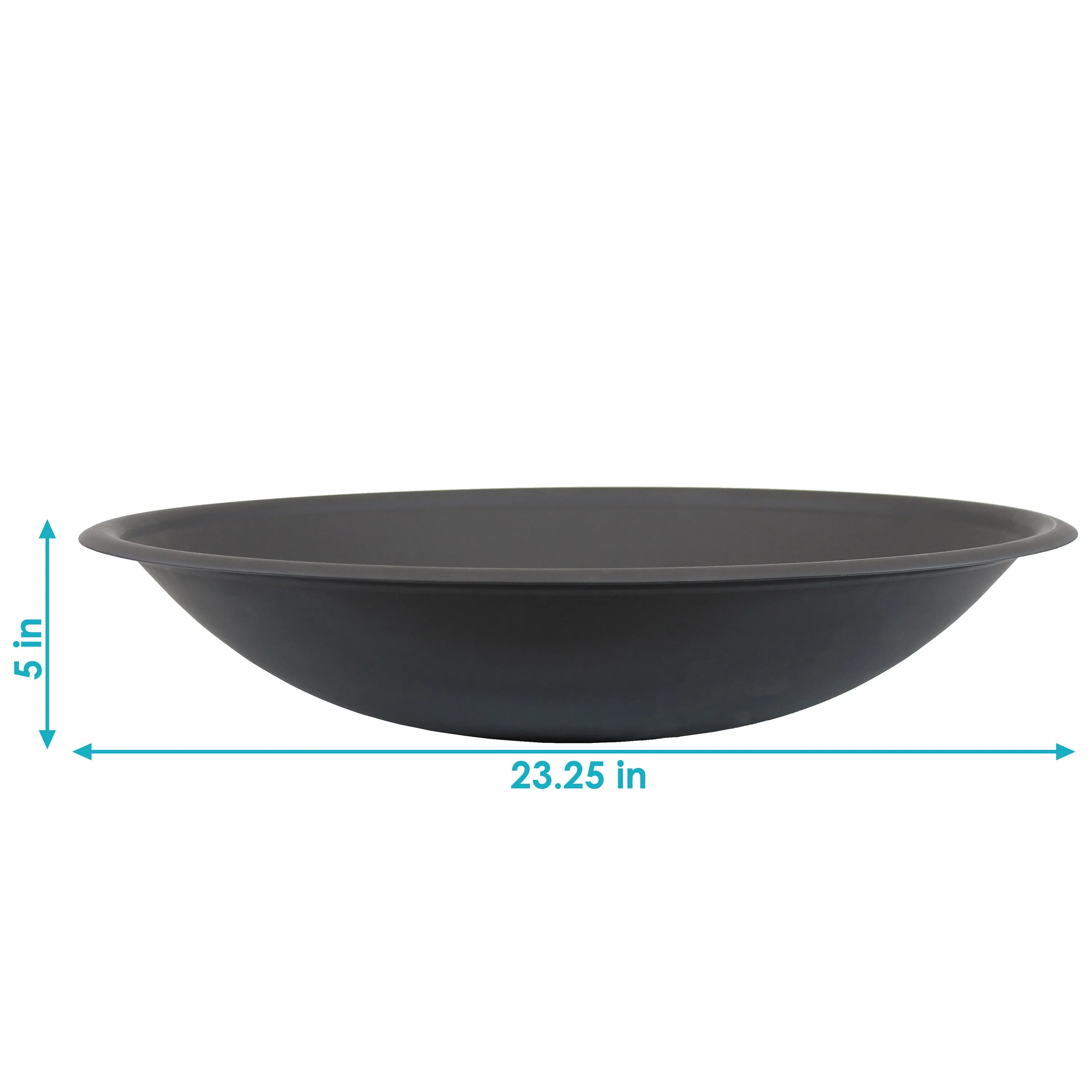 Sunnydaze Outdoor Fire Pit Bowl Replacement for DIY or Existing Stand