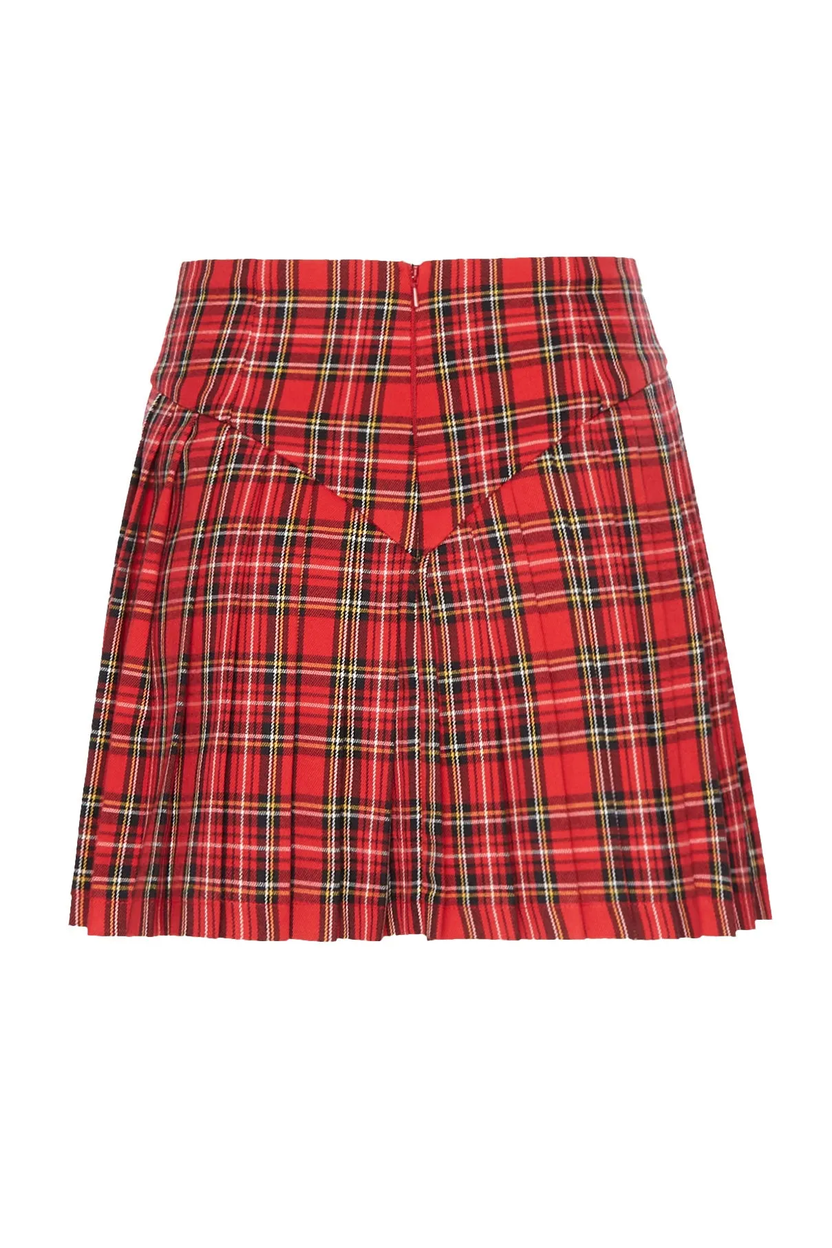 Tartan Red Skirt