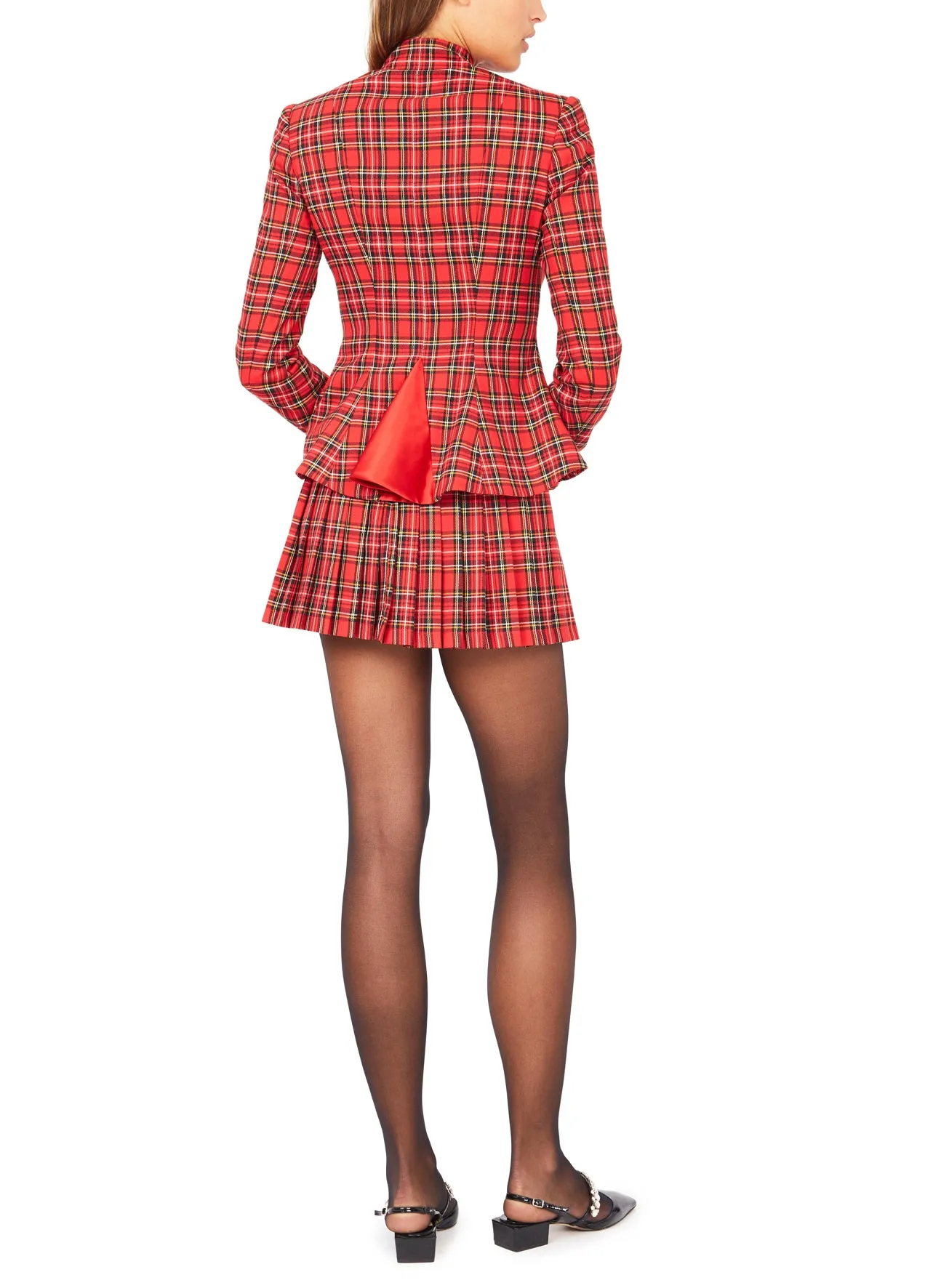 Tartan Red Skirt