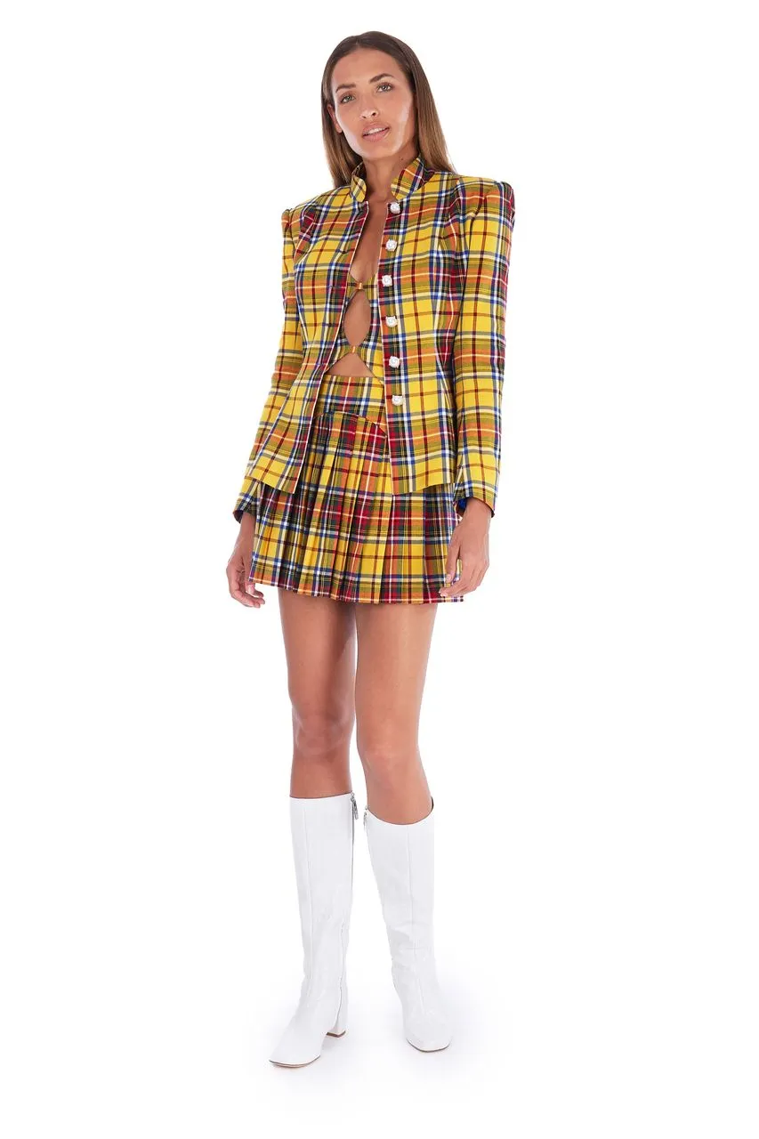 Tartan Yellow Skirt