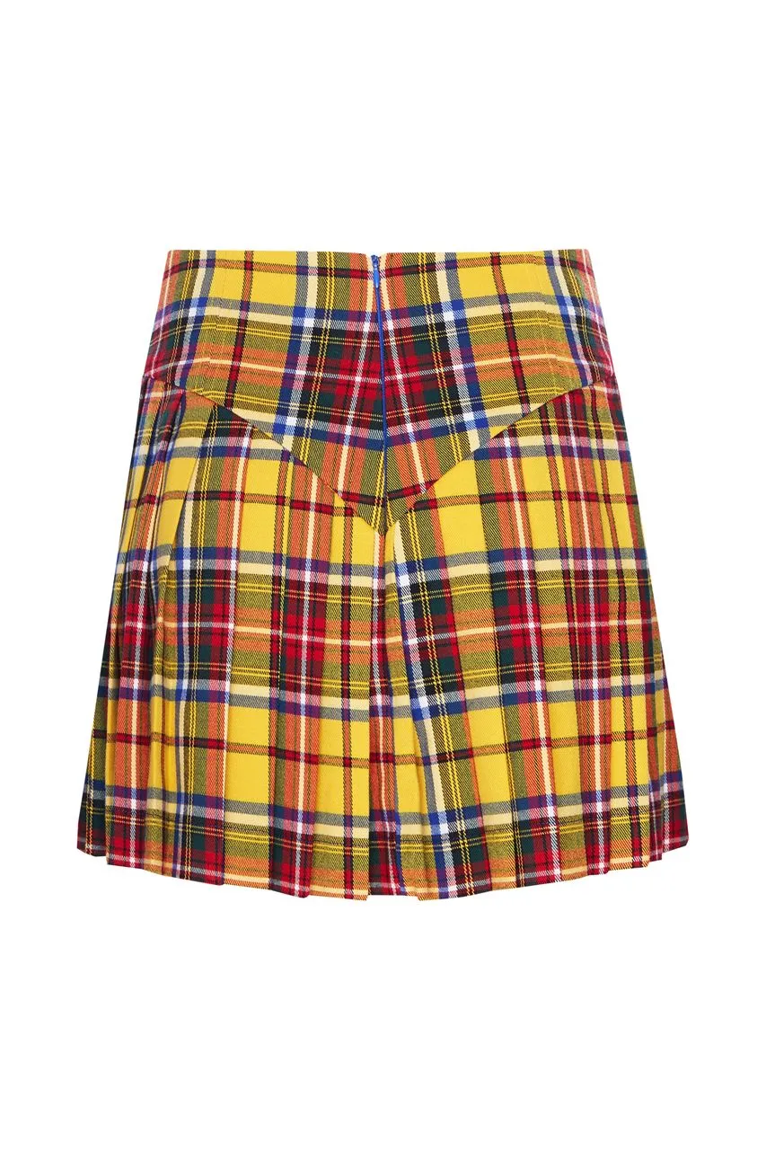 Tartan Yellow Skirt