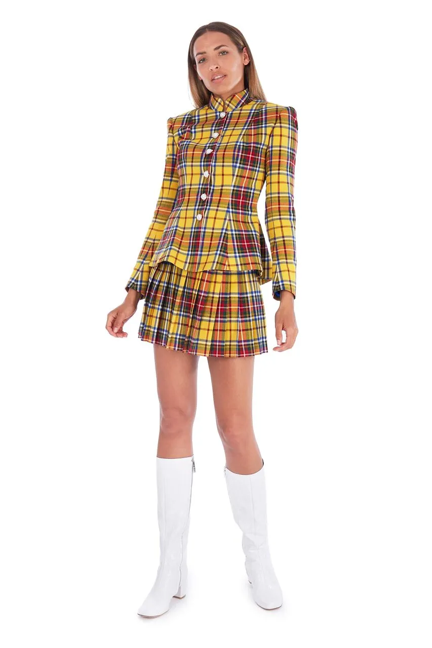 Tartan Yellow Skirt