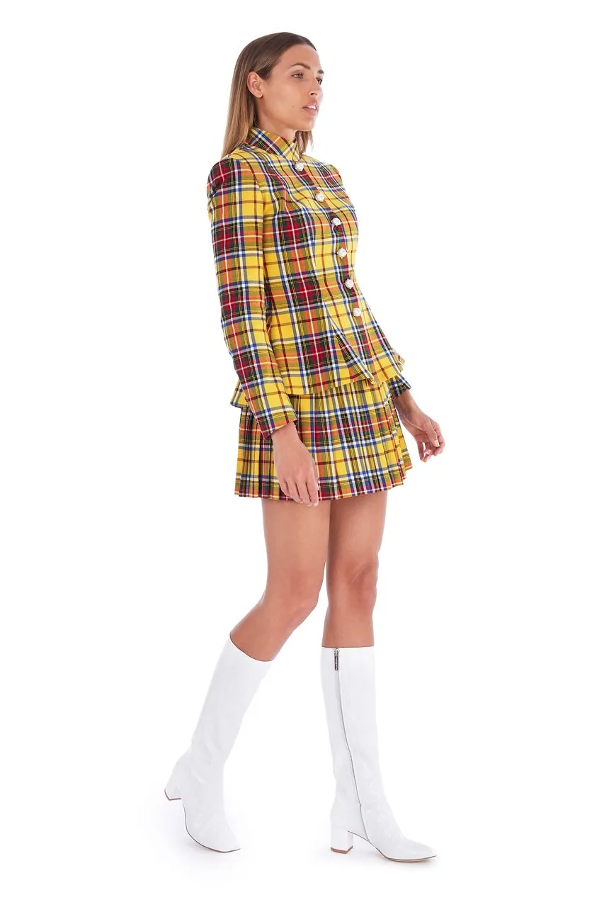 Tartan Yellow Skirt