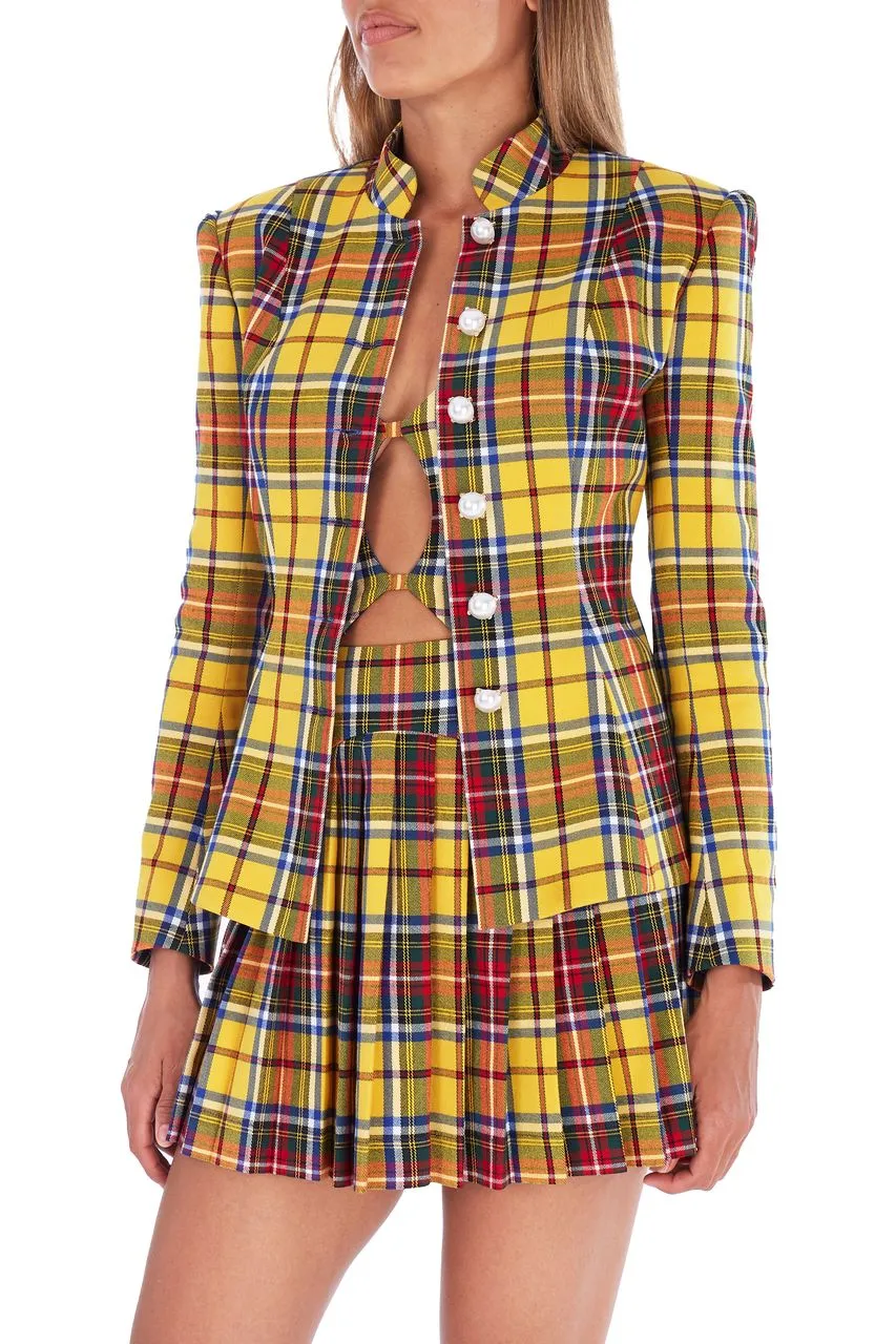 Tartan Yellow Skirt