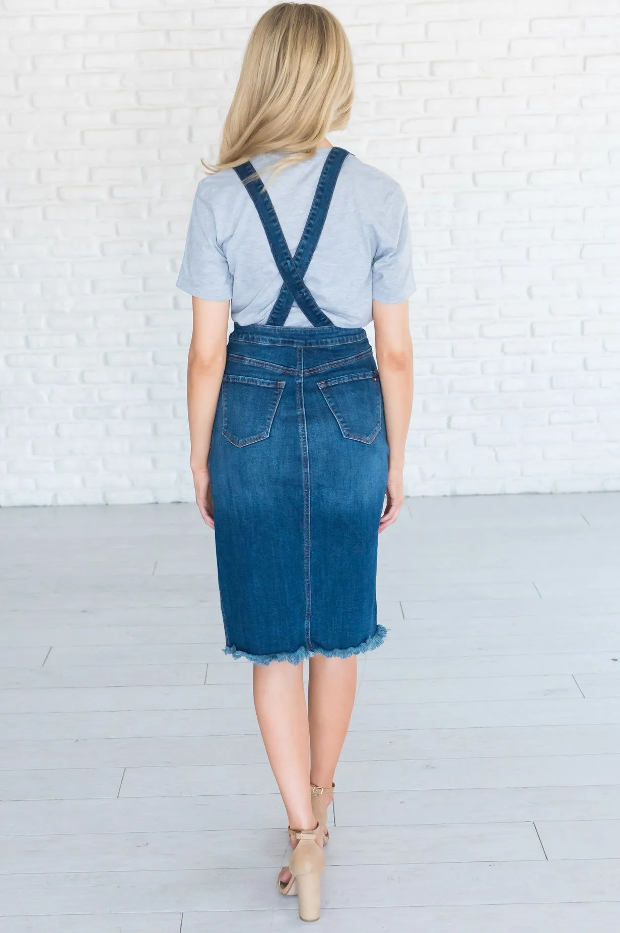 The Haidyn Denim Overall Dress